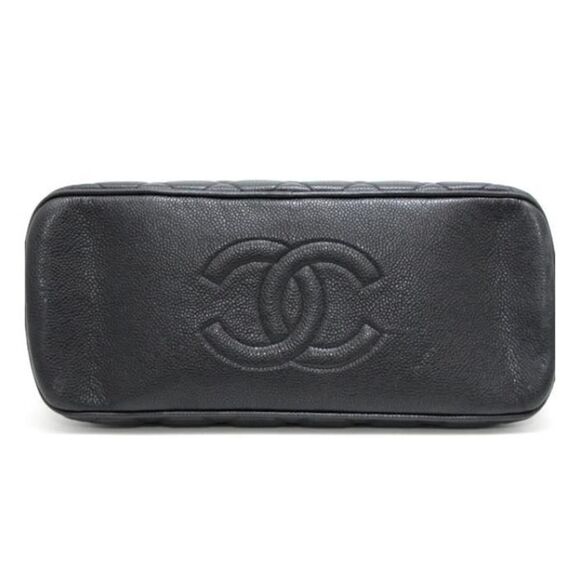 Chanel Matelasse Chain Shoulder Bag Caviar Skin Black - Picture 2 of 7